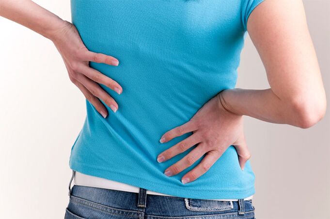 diagnosis of back pain by feeling